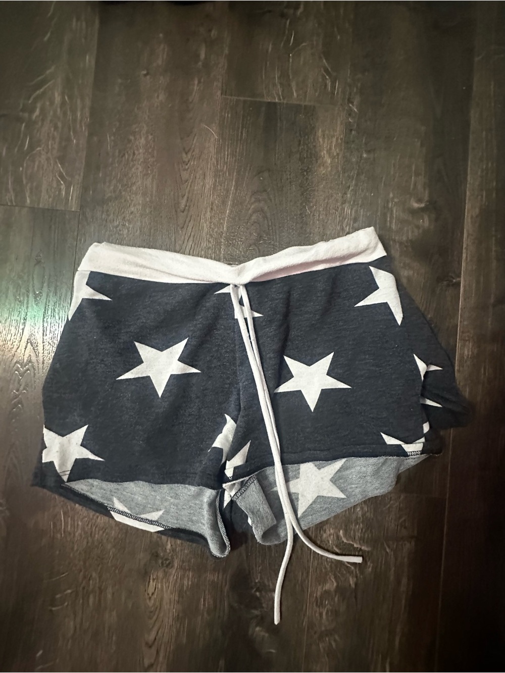 7th Ray Navy and White Star Drawstring Lounge Shorts